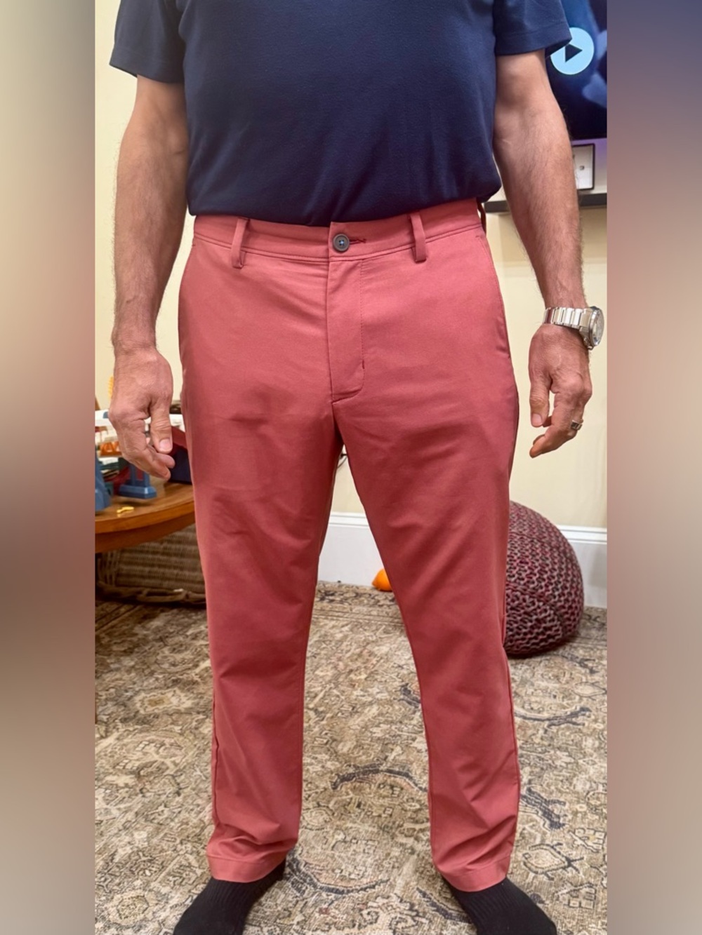 Tommy Bahama Slim Chinos in Rose Red